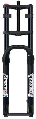 20/26 Inch E-Bike 4.0 Fat Tire Electric Bike Suspension Fork Thru Axle 15 * 135mm, Double Crown Travel 190mm for Snow Beach XC MTB ATB BMX