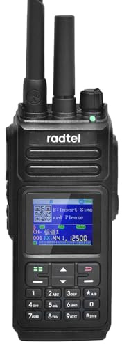Radtel P81 POC+Analog Walkie Talkie Dual Mode (LTE+UHF), Nationwide 4G GPS Radio with SIM Card, IP67 Waterproof, Long Range Two Way Radio, Group Calling, 5000km Communication