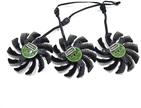inRobert 78MM T128010SU P104-100 Mining Video Card Cooling Fan for Gigabyte GTX 1080 Ti Gaming/GTX 1070 G1/AORUS GTX 1060/GTX 980 TI G1 Graphic Card