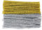 Bright Ideas Pfeifenreiniger zum Basteln, 100 lange Lametta, sortiert, 300 mm x 6 mm, mehrfarbige Pfeifenreiniger, Kunst und Handwerk, 50 x Gold und x 50 silberfarbene helle und kräftige