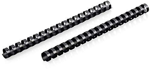 Mead CombBind 4000135 Lot de 125 spirales de reliure, 1,5 cm, capacité de 125 feuilles, noir