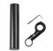 Fahrradverlängerungsrahmen, Lenkerverlängerung Fahrrad Colorfast Fahrradlampe Handyhalter für Mountain & Road Bikes Fahrradlenker Verlängerung (10cm Carbon tube-Schwarz)