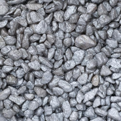 Fuchs seit 1895 Brilliant Dekosteine Dekogranulat Streudeko 5-8mm 1000g versch. Farben, Farbe:hellgrau