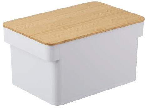 YAMAZAKI 4946 Bread Bin, White, One Size