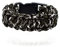 BDM - Pulsera de paracord supervivencia de color azul paracaidas - Modelo 2