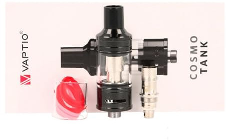 Vaptio Cosmo Atomizador con 2.0ml de capacidad 0.7ohm / 1.6ohm Resistencia Sin líquido E Sin nicotina