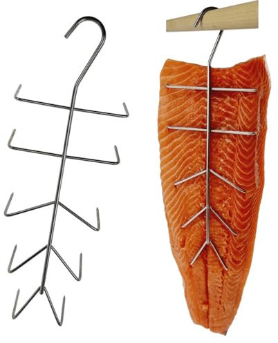 AlcoFermBrew Hooks for Smoking Fish x 5 pcs | Hooks for Fish Fillet | Meat Hooks | Smoking Hooks | Smoker Hooks | Butcher Hooks