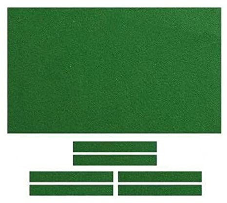 Sharplace Wollmischung Billardtuch Billardtisch Filz für 7' 8' 9' Billardtisch Pre-Cut Bed & Rails, 8ft Grün