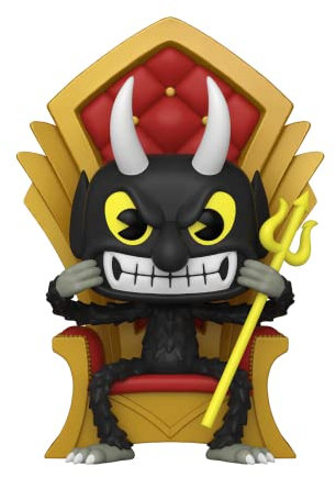 Funko Pop! Deluxe: Cuphead - The Devil in Chair - Vinyl-Sammelfigur - Geschenkidee - Offizielle Handelswaren - Spielzeug Für Kinder und Erwachsene - Video Games Fans - Modellfigur Für Sammler