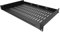 JINGCHENGMEI 1U Vented Rack Shelf Universal Rack Tray No Lip for 19 Inches Network Cabinet or Server Rack (12 Inches Deep)
