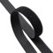 KLEBERINO Klettband zum nähen | Set Hakenband und Flauschband | Klettverschluss zum aufnähen | hohe Verschlusskraft in Industriequalität (schwarz, 20mm x 25m)