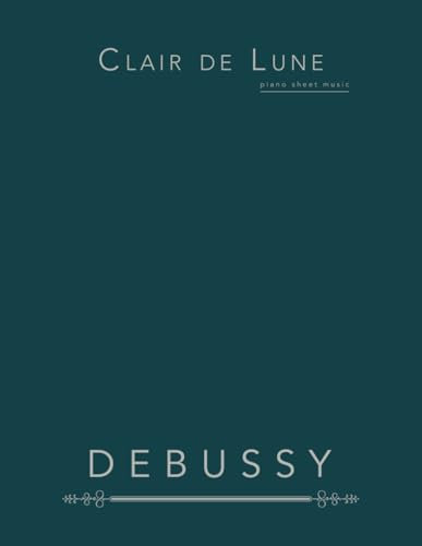 Clair de Lune: piano sheet music