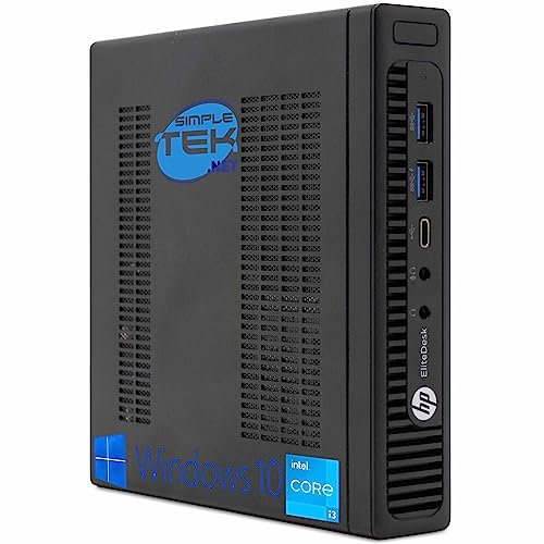 HP Mini PC EliteDesk 800 G2 USDT Core i3 3.70 GHz Windows 10 Pro | 32GB RAM SSD 960 GB | USB Type-C DisplayPort Smartworking (Ricondizionato)