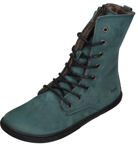 KOEL Damen Barefoot Booties mit Lammwolle FARO Turquoise, Größe:38 EU