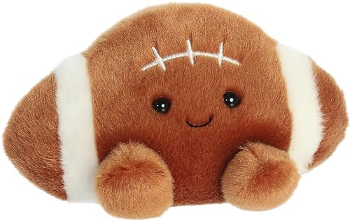 Aurora Adorable Palm Pals Tackle Football Stuffed Animal - Pocket-Sized Play - Collectable Fun - Brown 5 Inches