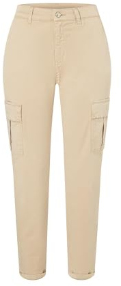 Mac - Straight Fit - Damen Sportive Cargo Pants, Rich Cargo 2.0 Authentic Stretch Gabardine (2306-00-0434L)