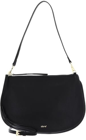 Abro Leather Dalia Crossbody Bag Willow Black/Gold