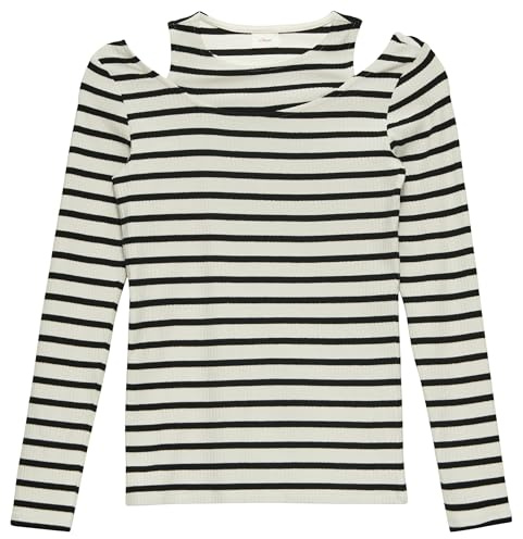 s.Oliver Mädchen 2149504 Langarmshirt mit Cut-Outs (1er Pack)
