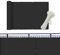 Balkon Sichtschutz, 400x90cm Sonnenschutz Balkon, Wetterfest Blickdichte UV-Schutz balkonbespannung für Garten Balkon Zaun Terrassen Swimming Pool