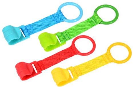 VICASKY 4 Stück Laufstall Handzugring Tragbares Kinderbett Werkzeuge Für Kinder Kleinkindbett Tragbarer Laufstall Für Babys Laufstall Tragbares Kinderbett Puppenbett