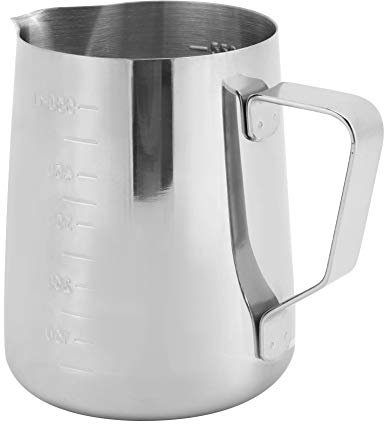 Kaffeekanne, Dickeres Griffdesign, Sorgfältiges Polieren, Bequemerer Griff, Sanfteres Ziehen der Blumen, Hergestellt aus Hochwertigem, Lebensmittelechtem Edelstahl, Weit (550 ml)