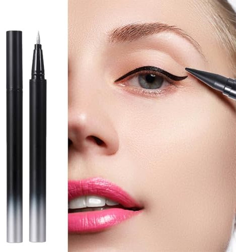 Flüssiger Eyeliner Wasserfest,High Precision Flüssiger Eyelinerstift,Long-Lasting Liquid Liner Intense,Schnelltrocknende Augen Makeup (D)