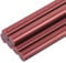 sourcing map 6pcs Mini Hot Glue Sticks for Glue Gun 11mm x 100mm Large Glue Sticks, Burgundy Red