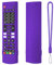Custodia protettiva in silicone per LG AKB75375604 AKB75095302 AKB73715601 per telecomando LG AKB serie Smart TV Cover antiscivolo anti-graffio (viola scuro)