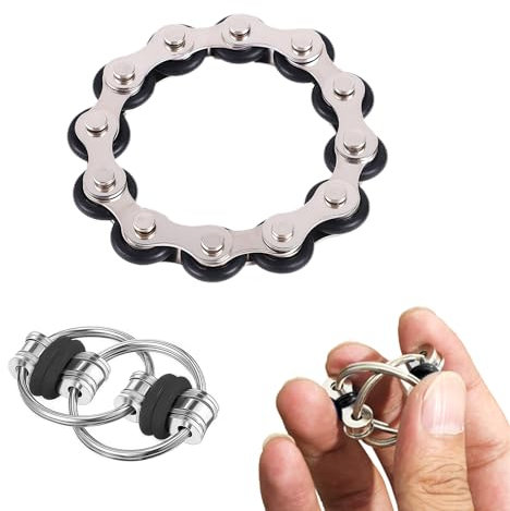 2 giocattoli antistress antistress, ADHD, giocattolo antistress infinito, per bambini con ADHD, ADD, autismo, adulti e ragazzi