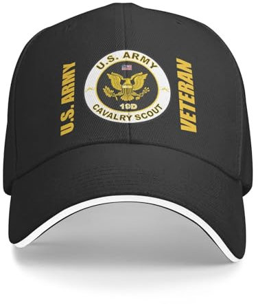 Golf Hüte Us Army Mos 19D Kavallerie-Aufklärer Baseball Mütze Sportive Classique Baseball Cap Für Faire De La Pêche, Running, Camping
