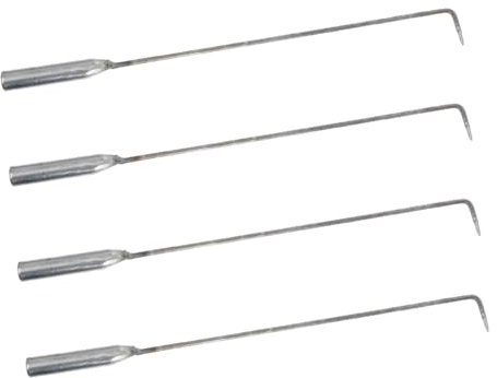 UKCOCO 4stücke Teiliges Feuerstelle Schürhaken Hochtemperaturbeständiges Kaminwerkzeug Für Grill Und Benutzerfreundliches Kaminzubehör Für Drinnen Und Draußen