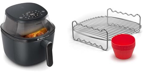 Philips Airfryer 3000 Series 4.2L + Grillrost & 7 Muffinformen