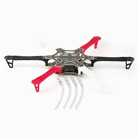 Fiber 550 Hexacopter-Drohnen-Kit – Passend for Pixhawk 2.4.8 und Ardupilot (einschließlich Kohlefaserrahmen, 100 mW Telemetrie, 30 A ESC und 2212 Motoren)(433MHZ 100MW A)