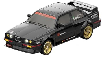 RC-Driftwagen im Maßstab 1:16 mit ESP-Gyroskop und Front-/Rücklichtern, 2,4 GHz Allradantrieb, vollproportionale Steuerung, Hochgeschwindigkeits-RC-Rennwagen mit Ersatzreifen für Hobbyisten – RTR