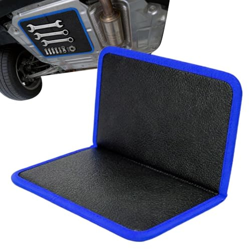 Jubepk Tampon magnétique | Tapis magnétique pliable antidérapant – Tapis magnétique flexible – pour atelier, travail, électronique, voiture, garage, maison, boulons, tournevis, clés