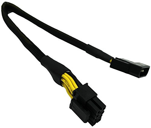 COMeap LP4 Molex Maschio per CPU 8 pin (4 + 4) EPS-12V Energia Adattatore Cavo con guaina del convertitore da 13 pollici (33 cm)