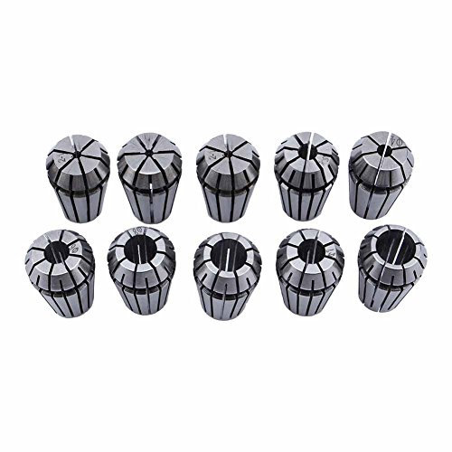 Pinze, ER16 Set di pinze a molla ER16 1-10mm Set di pinze elastiche Pinza di serraggio per macchina per incidere di CNC e strumento di tornitura del mulino, 1-10mm, 10PCS