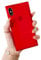 Cocomii Square Clear iPhone XS Max Case, Slim Thin Glossy Soft Flexible TPU Silicone Rubber Gel Trunk Box Square Edges Fashion Phone Case Bumper Cover Compatible with Apple iPhone XS Max 6.5 (Red)