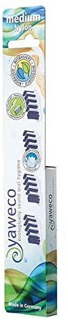 yaweco - Nachfüllpack Ersatzbürstenköpfe medium 4 Stück - 6er Pack