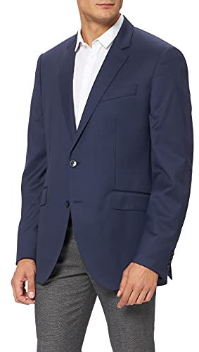 HACKETT LONDON Mens Plain Wool Twill JKT Jacket, 5CRBRIGHTNAVY, 38W/32L