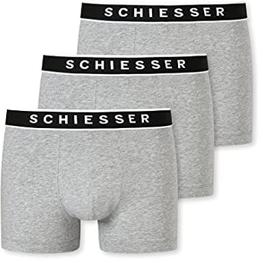 Schiesser 95/5 Pants 173983-3er Pack Grey Melange 6