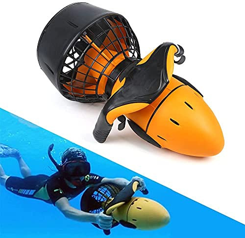 Wan&ya Elektrischer Unterwasser-Scooter, 300 W, elektrischer See-Dual-Speed-Wasserpropeller, Tauchen, Tauchen, Tauchen, Schnorcheln, Equiment für Wassersport