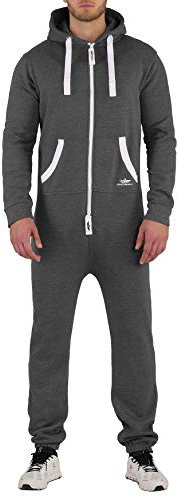 Finchman 23I123 FMJ18 Herren Jumpsuit Overall Onesie Dark Grey Gr. XXL