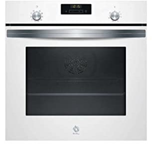 Balay - Horno, 60 x 60 cm, Raíles Comfort, Aqualisis, Blanco, 3HB4131B2