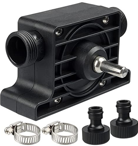 Mesee Elektrische Bohrmaschinen-Pumpe, Tragbare Selbstansaugende Elektrische Bohrmaschine Pumpe, Ölflüssigkeit Wassertransferpumpe, Miniaturölpumpe, Miniatur Pumpe für Wasser/Diesel/Kerosin