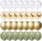 Palloncini Verde Salvia Oro Bianchi Sipeayan 60 Pezzi 30 cm Palloncino Verdi Oliva Dorati Bianco Coriandoli Metallizzato Palloncini Lattice per Compleanno Matrimonio Baby Shower Battesimo Decorazione