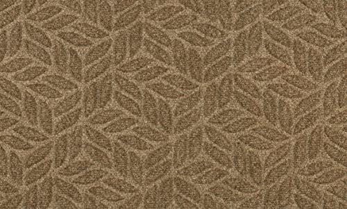 DUNE Leaves Taupe 45x75cm, innen/außen, waschbar