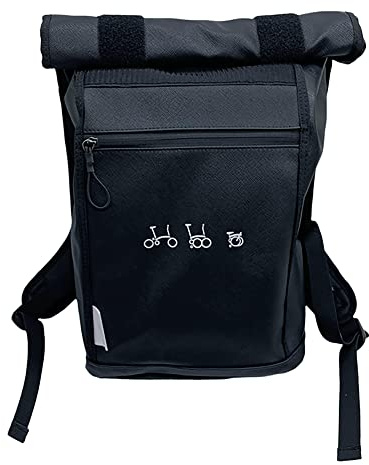 Aflytep Fahrrad Fronttasche Rucksack mit Ständer Halter für 3SIXTY Faltrad Rucksack Zubehör