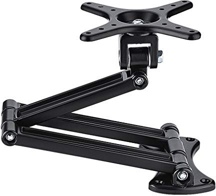 Wandhalterung, neigbar, schwenkbar, Halterung für 10–27 Zoll Flachbildfernseher, LED-LCD-Bildschirm, TV-Halterung