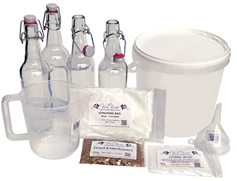 Elderflower Cordial Making Set for 2 litres Including Ingredients